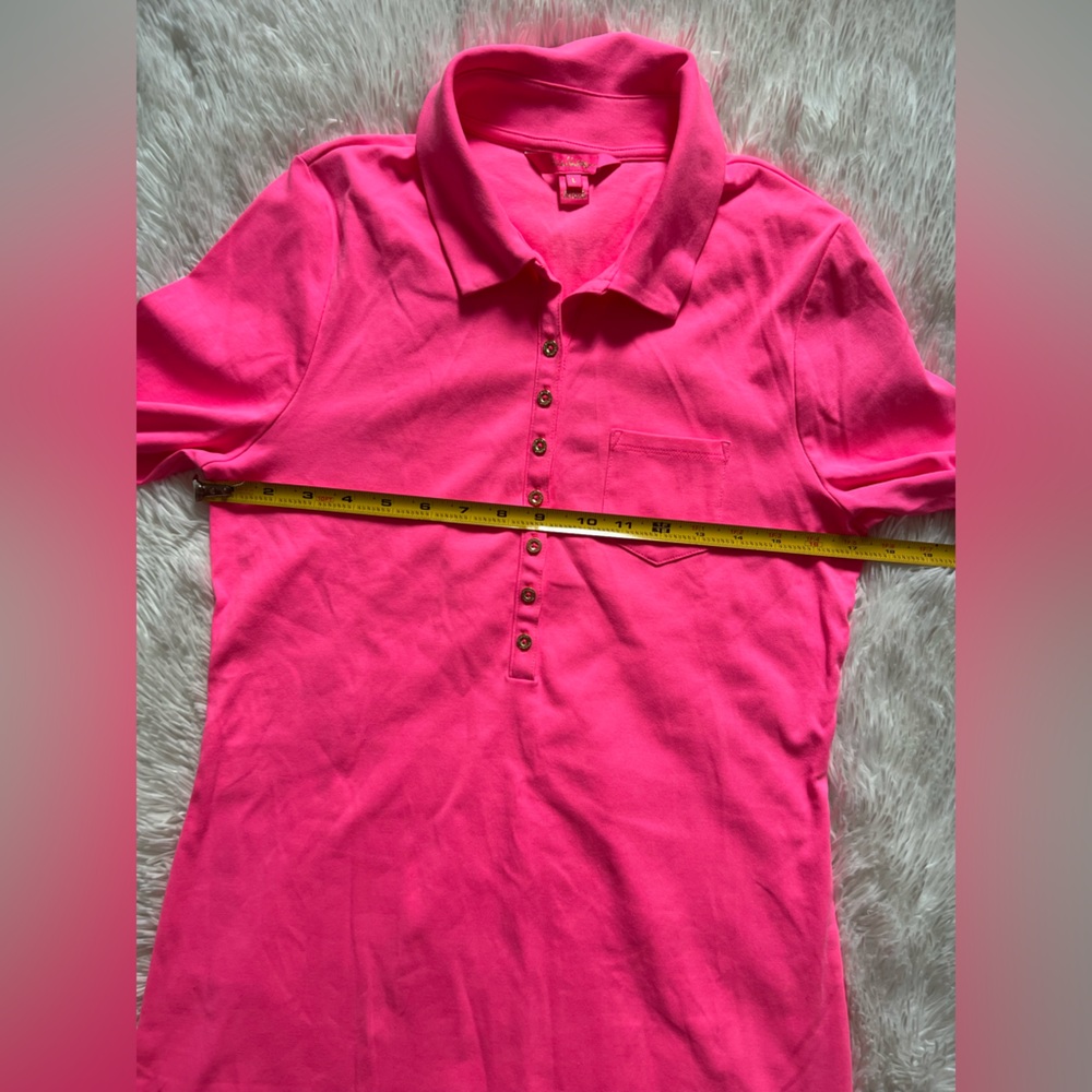 Lilly Pulitzer Bright Pink Long Sleeve Dress - Picture 6 of 11